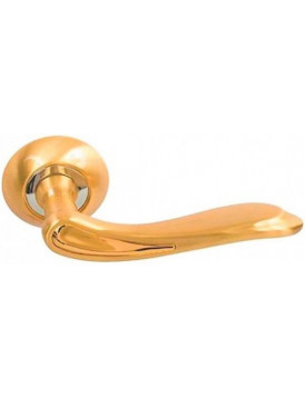 Дверная ручка на круглой розетке ARCHIE S010 102II матовое золото
