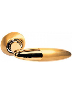 Дверная ручка на круглой розетке ARCHIE S010 113II матовое золото