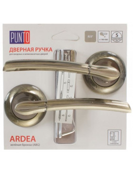 Дверная ручка PUNTO "ARDEA TL/HD" ABG-6 зеленая бронза