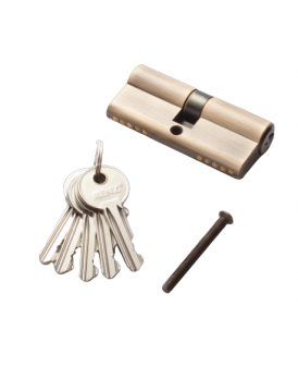 Цилиндр RENZ CS 60 ключ-ключ, AB античная бронза