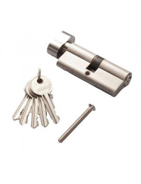 Цилиндр RENZ CS 70-H ключ-завертка, SN матовый никель