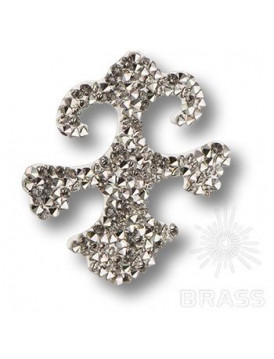Декоративная накладка Brass 702810-001CAL Swarovski elements Valentina серебро