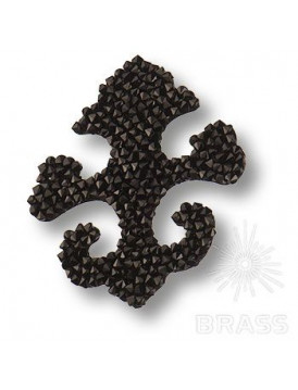 Декоративная накладка Brass 702810-012280 Swarovski elements Valentina чёрный