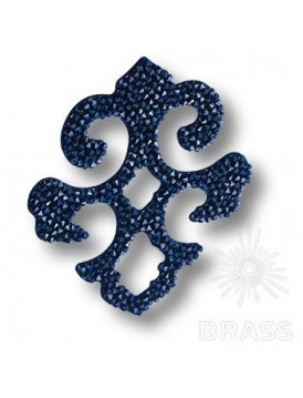 Декоративная накладка Brass 702812-001BBL Swarovski elements Valentina синий