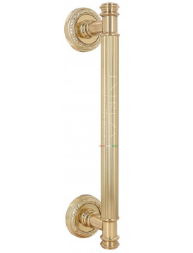 Ручка дверная скоба Extreza "BENITO" (Бенито) 275 мм (225 мм) R02 полированная латунь F01