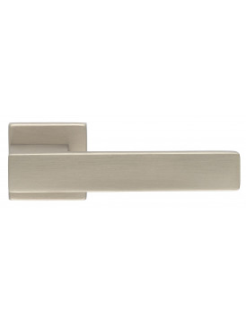 Дверная ручка Extreza Hi-tech Slim "SPARK" (Спарк) 115 на квадратной розетке R11 матовый никель F20