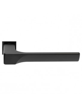 Дверная ручка на квадратном основании MORELLI Luxury FIORD-SM NERO черный