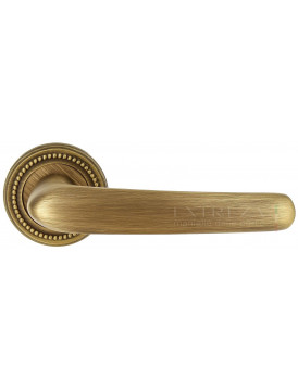 Дверная ручка Extreza "MONACO" (Монако) 330 на розетке R03 матовая бронза F03