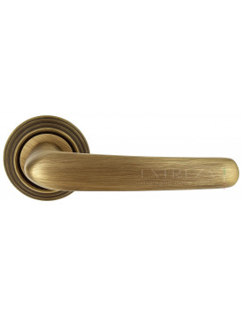 Дверная ручка Extreza "MONACO" (Монако) 330 на розетке R05 матовая бронза F03