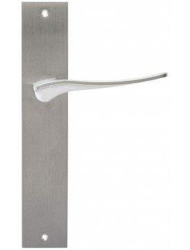 Дверная ручка Extreza Hi-Tech "MONBLAN" (Монблан) 105 на планке PL11 матовый хром F05