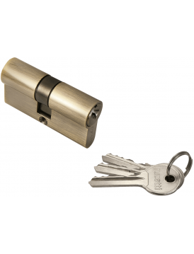 Ключевой цилиндр RUCETTI ключ/ключ (60 мм) R60C AB античная бронза