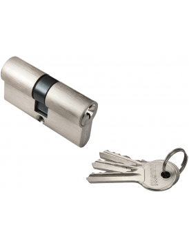 Ключевой цилиндр RUCETTI ключ/ключ (60 мм) R60C SN никель