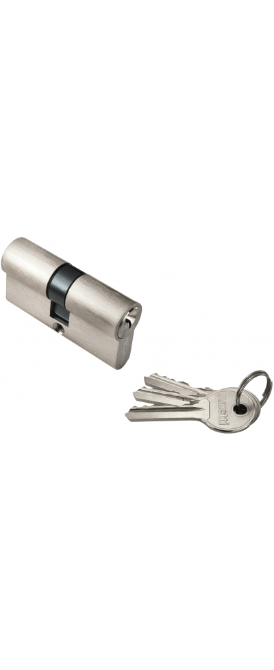 Ключевой цилиндр RUCETTI ключ/ключ (60 мм) R60C SN никель