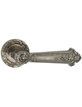 Дверная ручка RENZ "Бьянка" DH 91-20 SL серебро античное