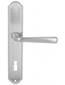 Дверная ручка Extreza "SANDRO" (Сандро) 332 на планке PL01 KEY матовый хром F05