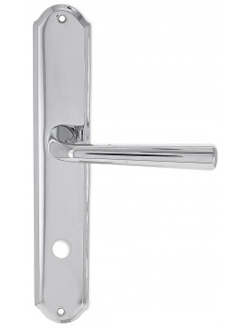 Дверная ручка Extreza "SANDRO" (Сандро) 332 на планке PL01 WC полированный хром F04
