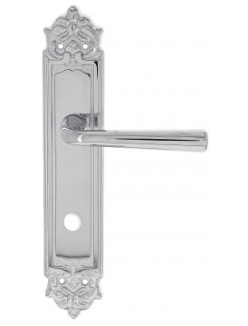 Дверная ручка Extreza "SANDRO" (Сандро) 332 на планке PL02 WC полированный хром F04