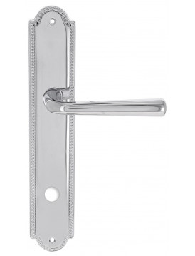 Дверная ручка Extreza "SANDRO" (Сандро) 332 на планке PL03 WC полированный хром F04
