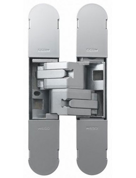 Дверная петля скрытой установки CEAM с 3D регулировкой 1130S COP матовый хром (40-70 кг)