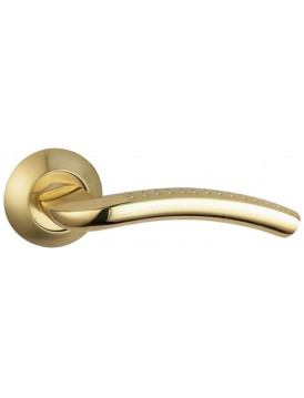 Дверная ручка BUSSARE PRATICO A-09-10 GOLD/S.GOLD Золото/золото матовое