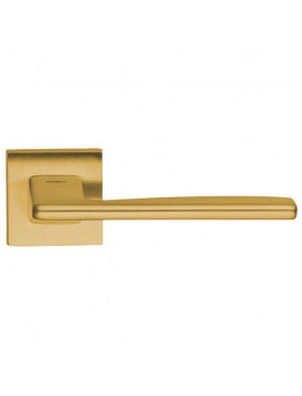 Ручка дверная на квадратной розетке MANDELLI 1031 LINK 04 матовое золото