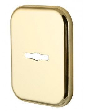Декоративная квадратная накладка на сувальдный замок PS-DEC SQ (ATC Protector 1) GP-2 Золото