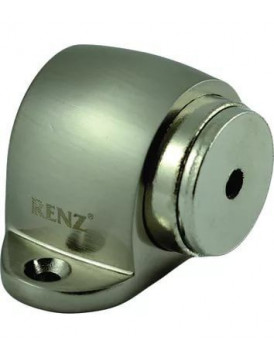 Ограничитель дверной напольный магнитный RENZ DSM 32 SN Матовый никель