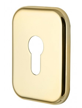 Декоративная квадратная накладка на цилиндр ET-DEC SQ (ATC Protector 1) GP-2 Золото