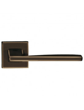 Ручка дверная на квадратной розетке MANDELLI 1031 LINK IB империал бронз