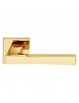 Ручка дверная на квадратной розетке MANDELLI 1161 TELIS 03 золото
