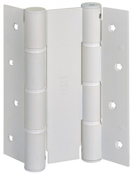 Дверная петля пружинная ALDEGHI CODE 87 BO 155-30 двусторонняя 155x30 (белый)