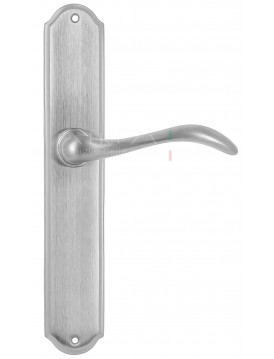 Дверная ручка Extreza "AGATA" (Агата) 310 на планке PL01 матовый хром F05