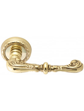 Дверная ручка Extreza "ATTRI" (Аттри) 318 R02 полированное золото F01