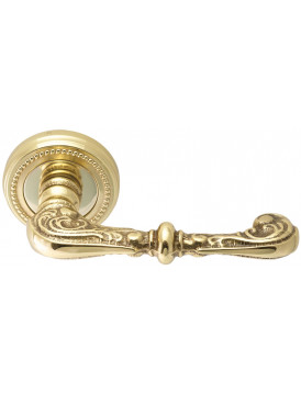 Дверная ручка Extreza "ATTRI" (Аттри) 318 R03 полированное золото F01