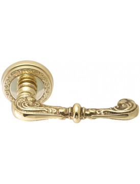 Дверная ручка Extreza "ATTRI" (Аттри) 318 R06 полированное золото F01