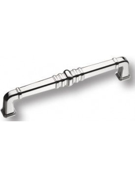 Ручка скоба Brass KT 012.160.15 современная классика, глянцевое серебро 160 мм