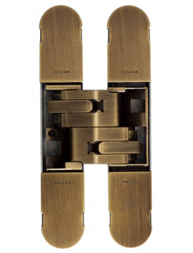 Дверная петля скрытой установки CEAM с 3D регулировкой 1130S BRS бронза матовая (40-70 кг)