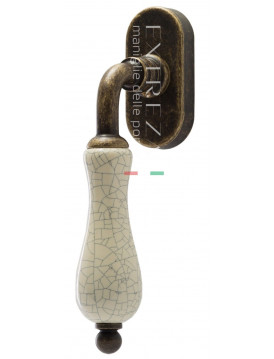 Ручка оконная Extreza "DANA CRACKLE" (Дана Кракле) 306 HW античная бронза F23
