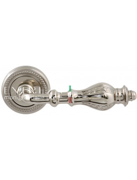 Дверная ручка Extreza "EVITA" (Эвита) 301 на розетке R03 полированный никель F21