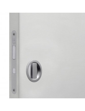 Bonaiti комплект WC для раздвижных дверей (механизм G500T H21 + ручки EASY TONDO) матовый хром