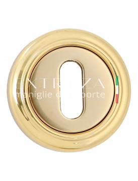 Накладка дверная под ключ буратино Extreza KEY R01 полированное золото F01