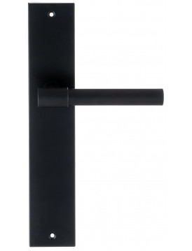 Дверная ручка Extreza Hi-Tech "NUVO" 125 на планке PL11 черный F22