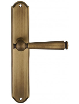 Дверная ручка Extreza "ANNET" 329 на планке PL01 матовая бронза F03