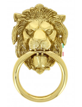 Стучалка для двери декоративная Extreza "Leo" полированное золото F01