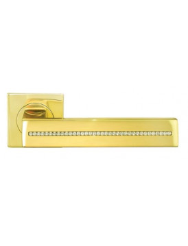 Дверная ручка на квадратном основании MORELLI Luxury DC-3-S OTL (DIADEMA/ДИАДЕМА) золото