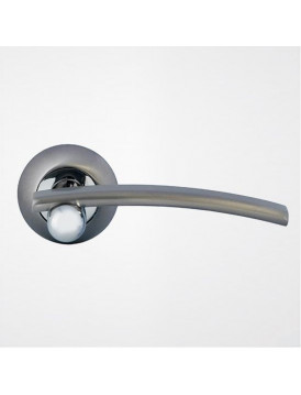Дверная ручка Rossi LD 22-1 "MEDAN" SN/CP матовый никель