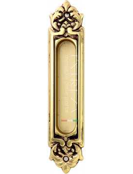 Ручка дверная для раздвижных дверей Extreza P601 французское золото + корич F59