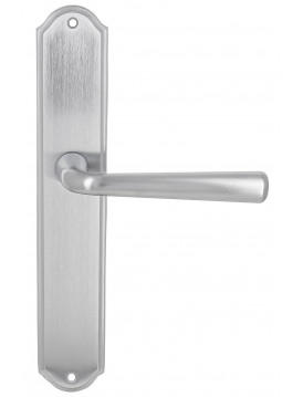 Дверная ручка Extreza "SANDRO" (Сандро) 332 на планке PL01 матовый хром F05