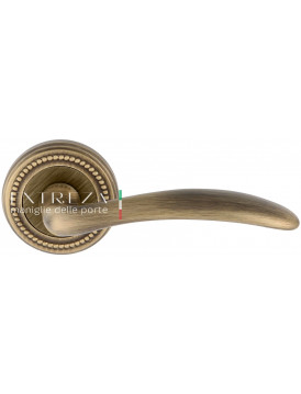 Дверная ручка Extreza "SIMONA" (Симона) 314 на розетке R03 матовая бронза F03