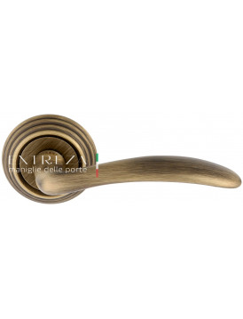 Дверная ручка Extreza "SIMONA" (Симона) 314 на розетке R05 матовая бронза F03